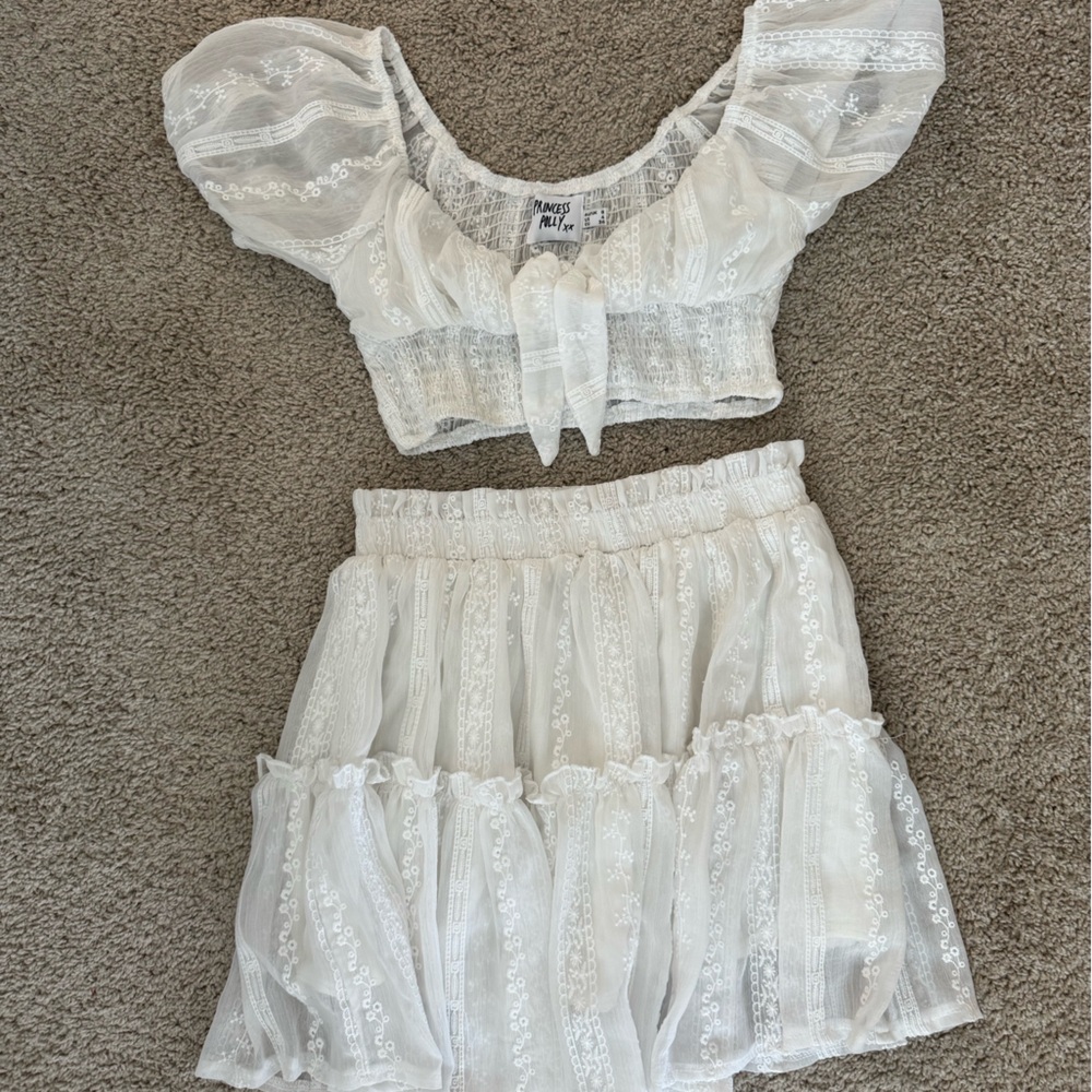 Princess Polly Ivory Lace Set